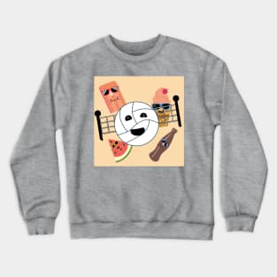 Playing Volleyball Crewneck Sweatshirt